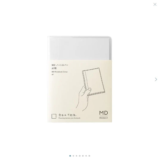 MD NOTEBOOK COVER A7 CLEAR A