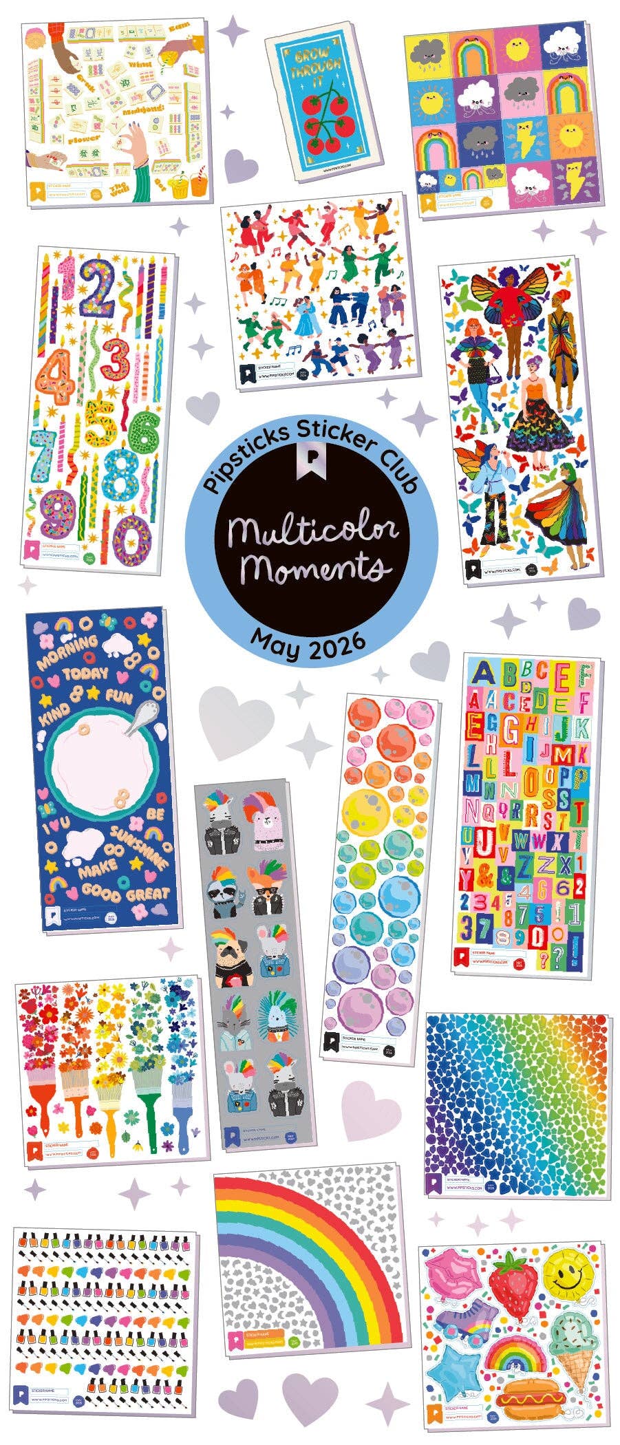 May 2026 Sticker Collections: PRO Multicolor Moments