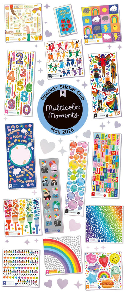 May 2026 Sticker Collections: PRO Multicolor Moments