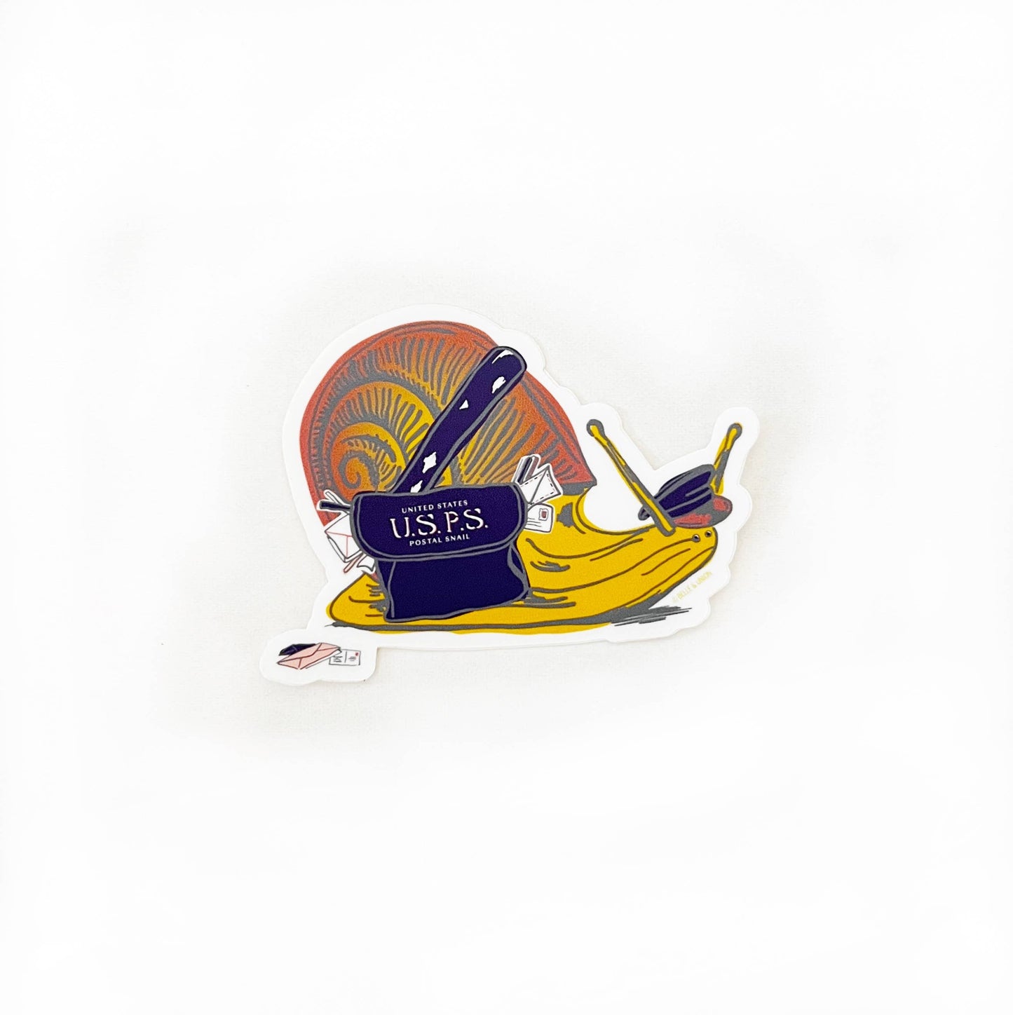 Postal Snail Sticker