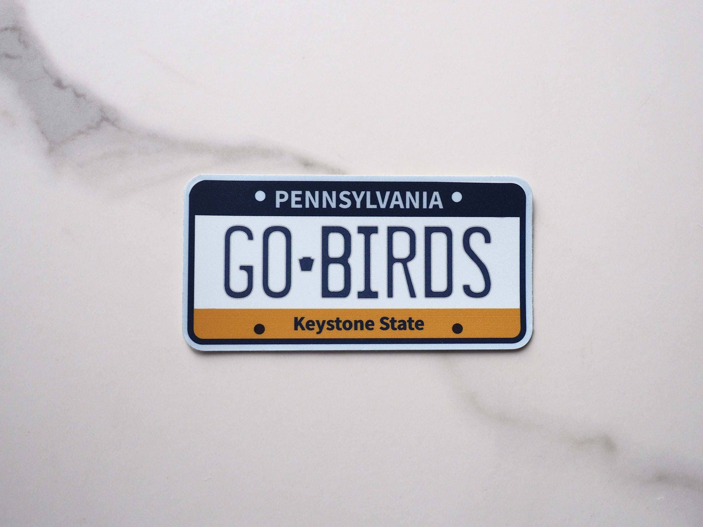 Go Birds Philadelphia Eagles License Plate Sticker