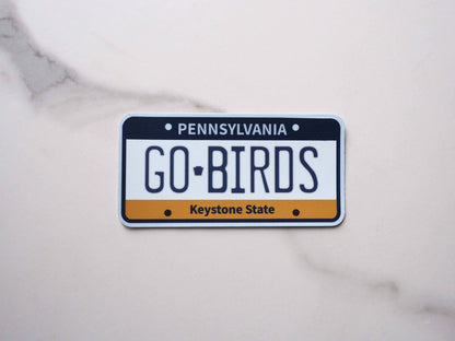 Go Birds Philadelphia Eagles License Plate Sticker