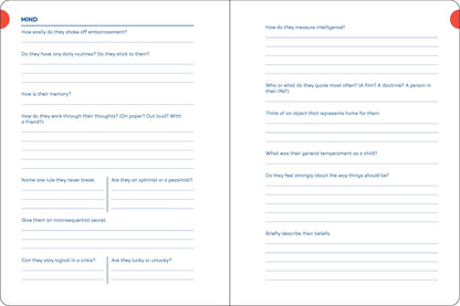 A Writer’s Journal for Creating Characters