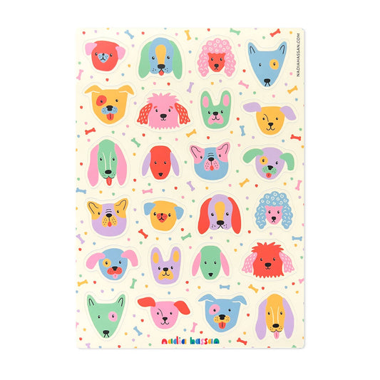 Delightful Doggos 5x7 Sticker Sheet