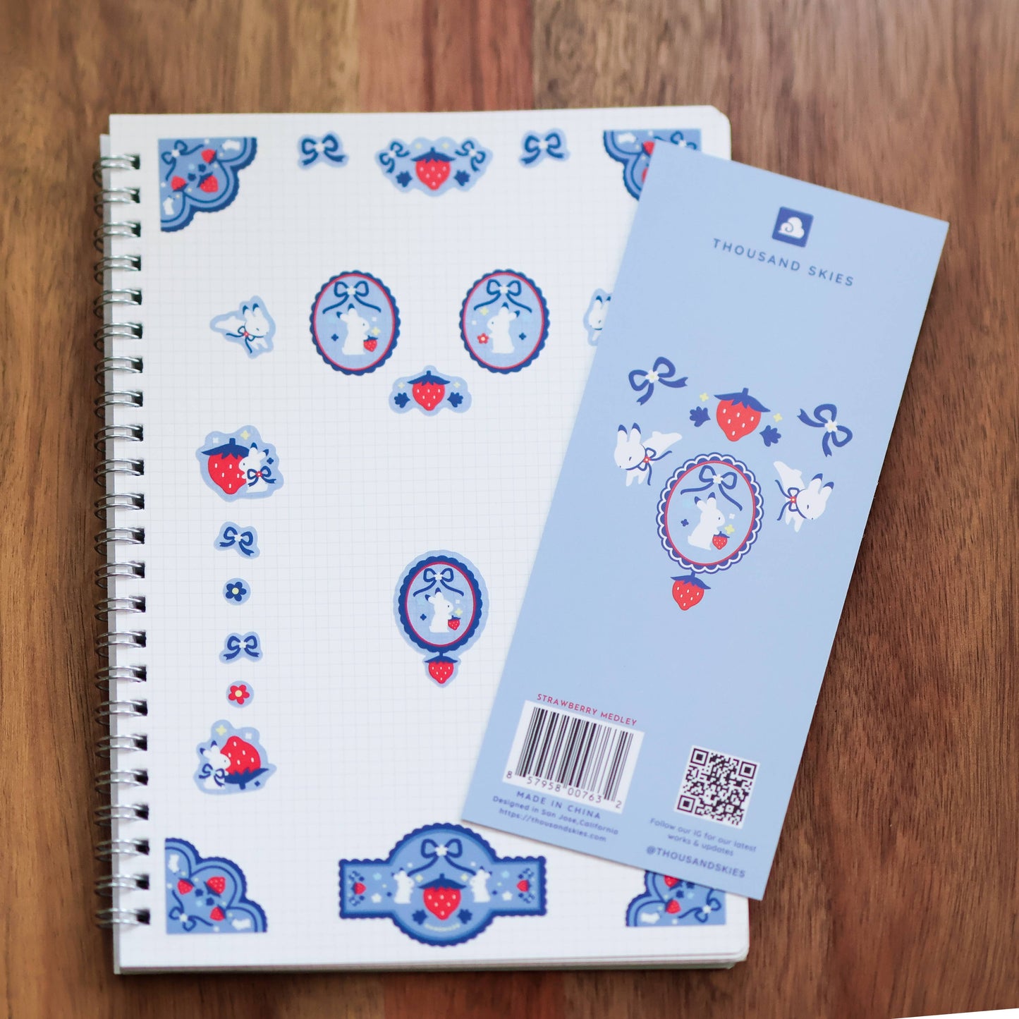 Sticker Sheet (Clear) - Strawberry Medley