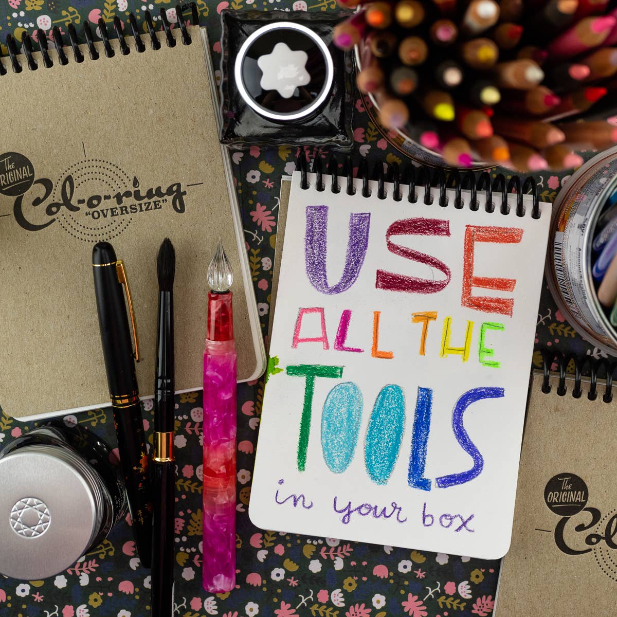Col-o-ring "Oversize" Spiral Bound Notebook