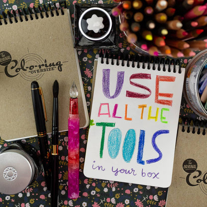 Col-o-ring "Oversize" Spiral Bound Notebook