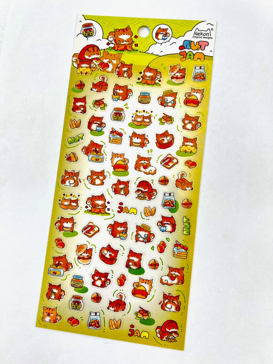 SQUIRREL PARTY STICKERS