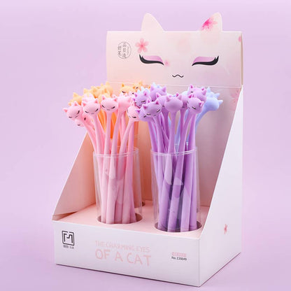 Pastel Cats Wiggle Gel Pen