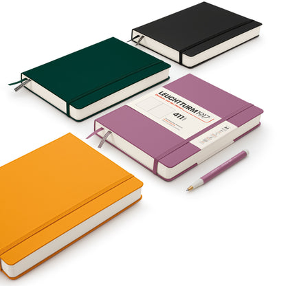 Notebook Medium (A5), Hardcover, 411 numbered pages