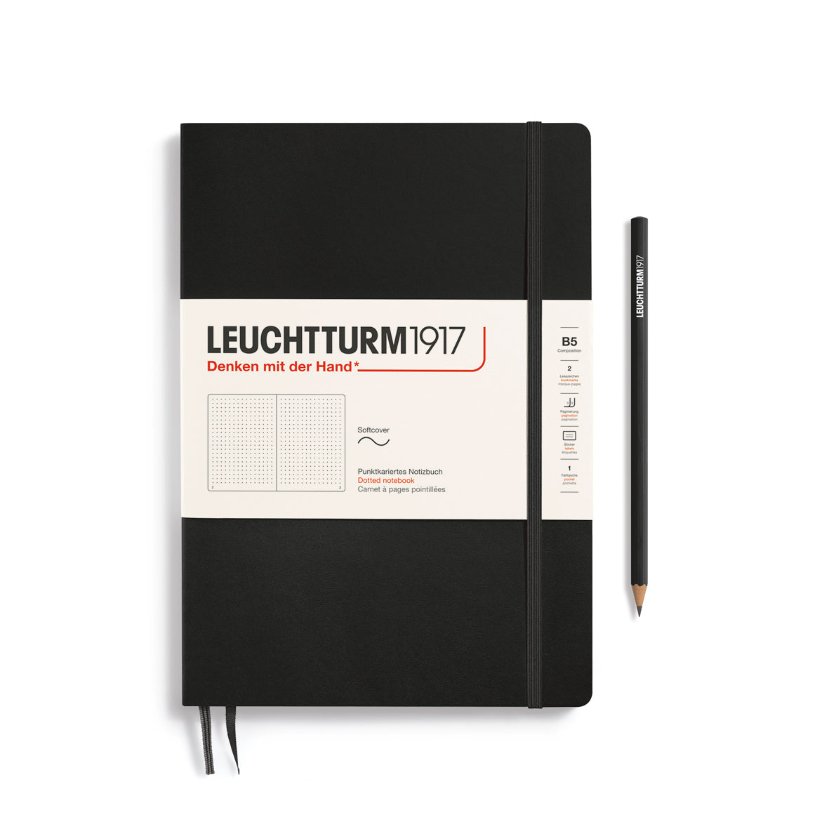 Notebook Composition (B5), Softcover, 123 numbered pages