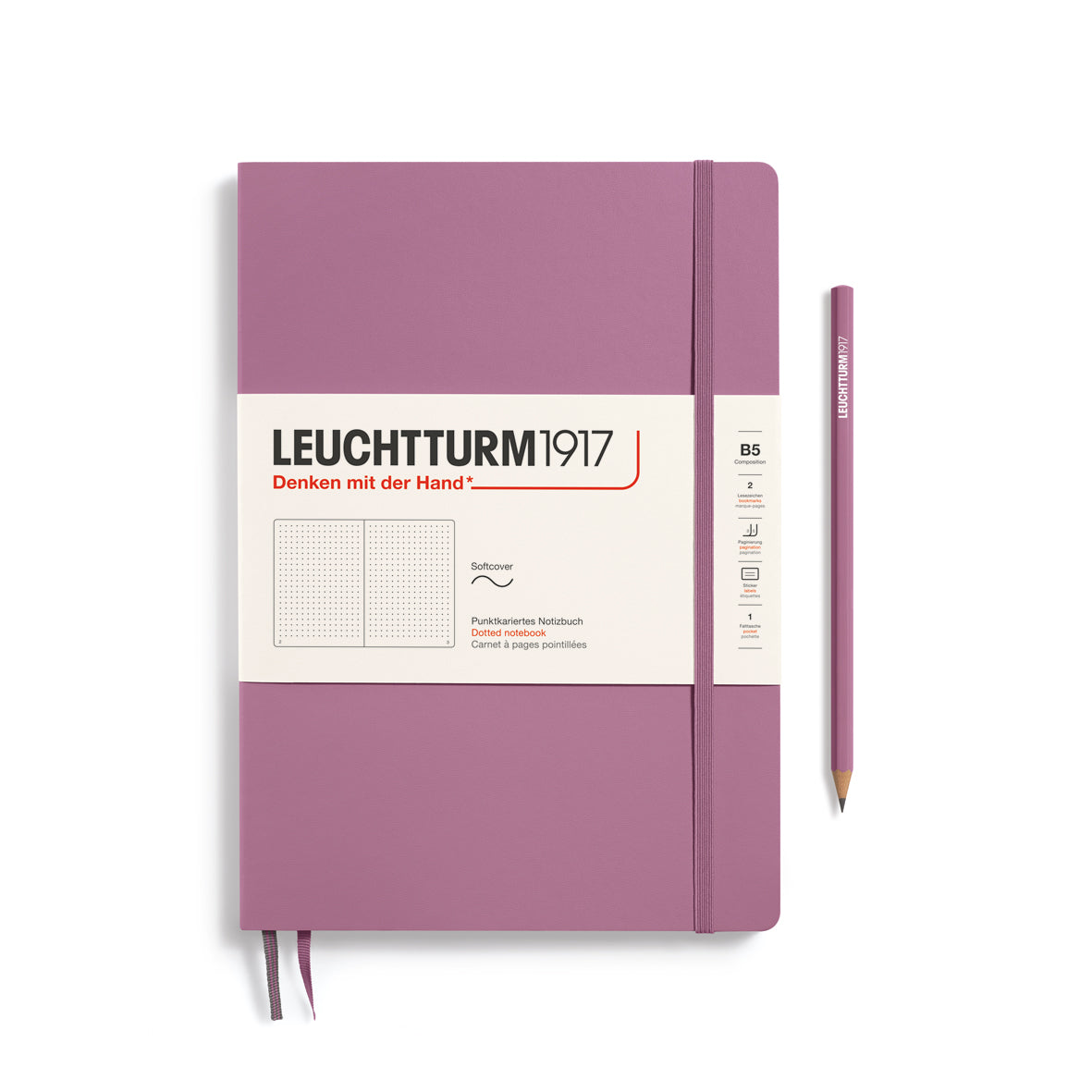 Notebook Composition (B5), Softcover, 123 numbered pages