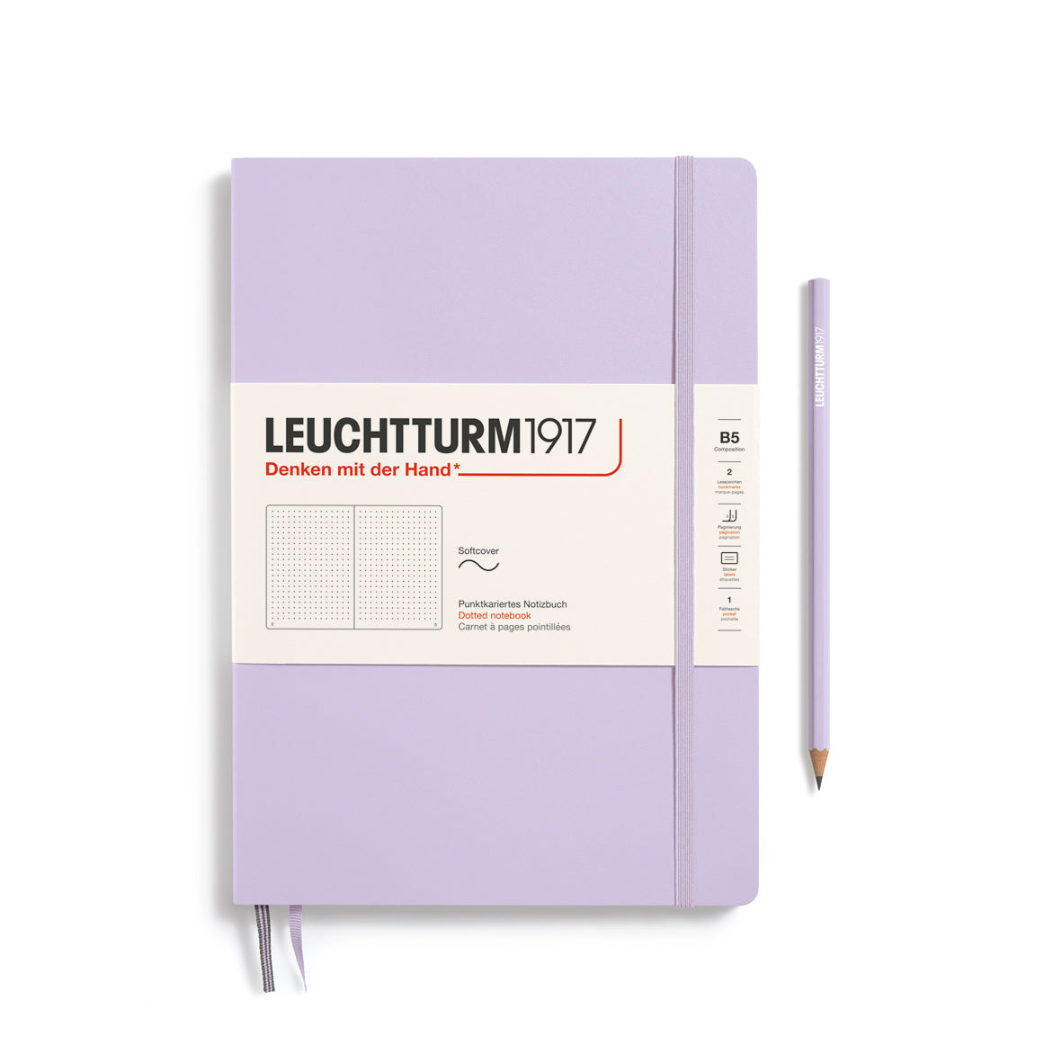 Notebook Composition (B5), Softcover, 123 numbered pages