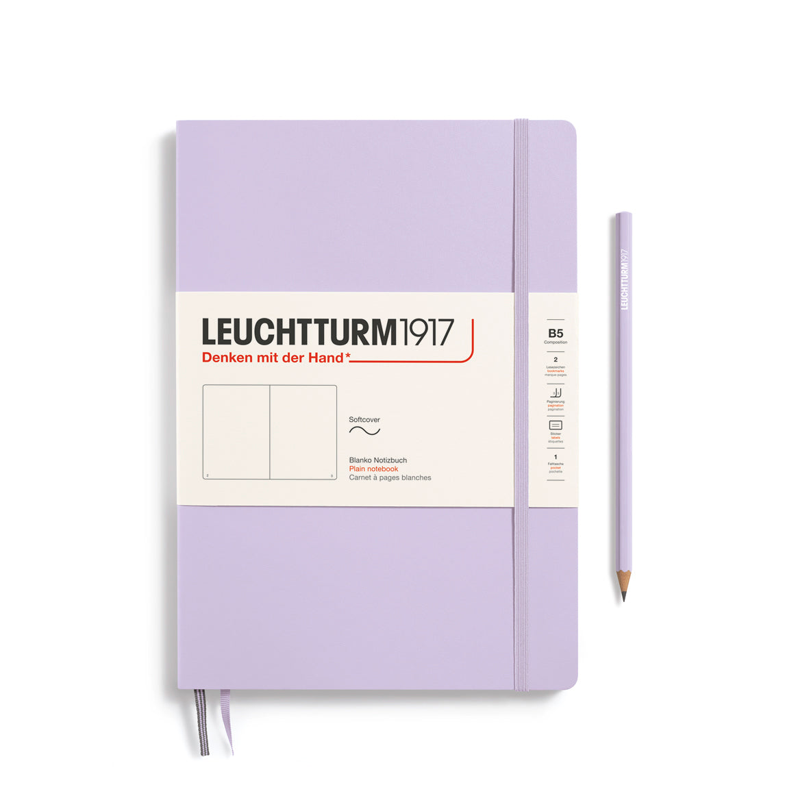 Notebook Composition (B5), Softcover, 123 numbered pages