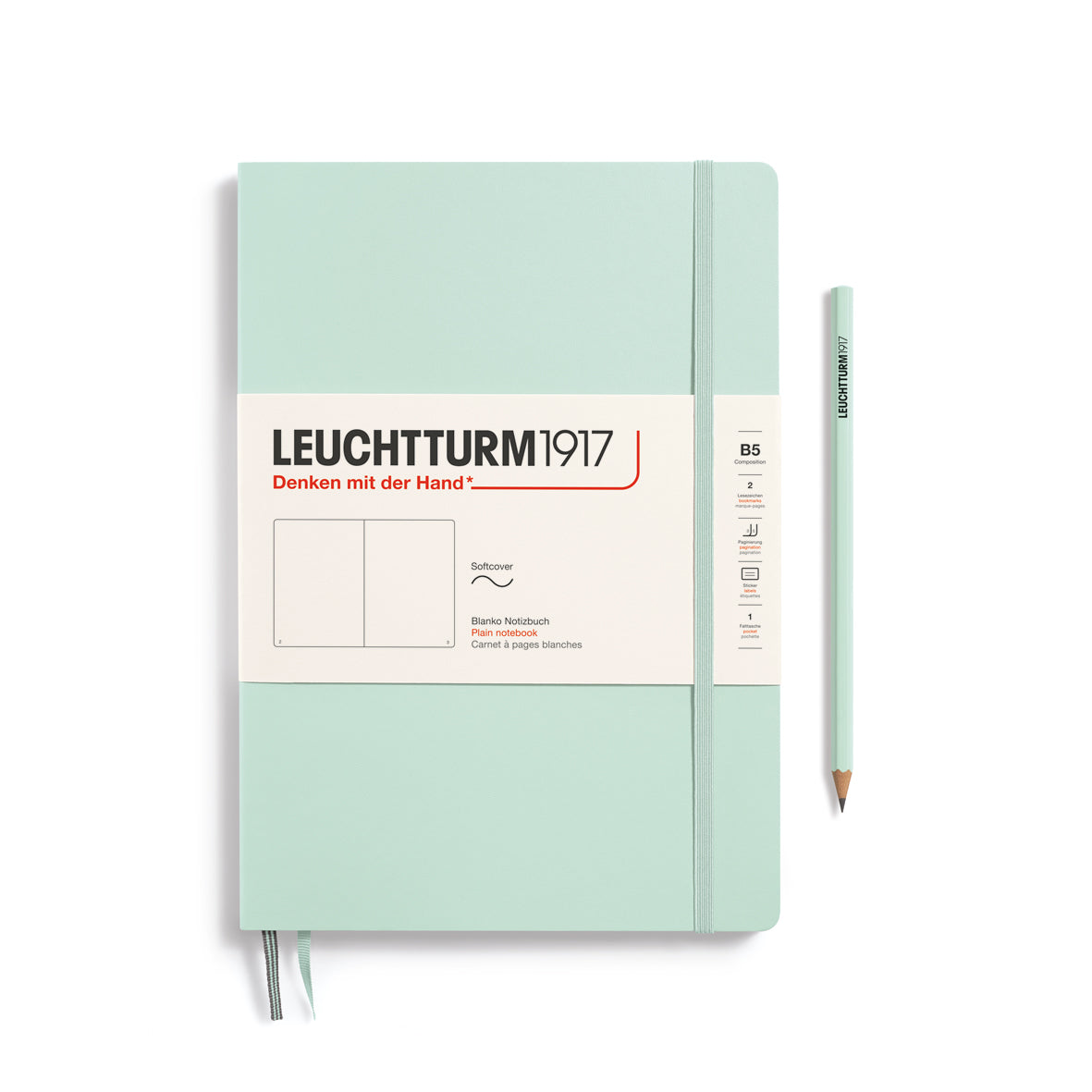 Notebook Composition (B5), Softcover, 123 numbered pages