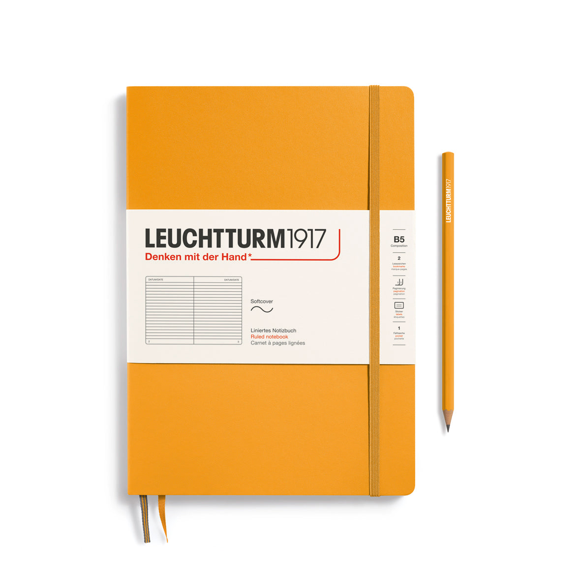 Notebook Composition (B5), Softcover, 123 numbered pages
