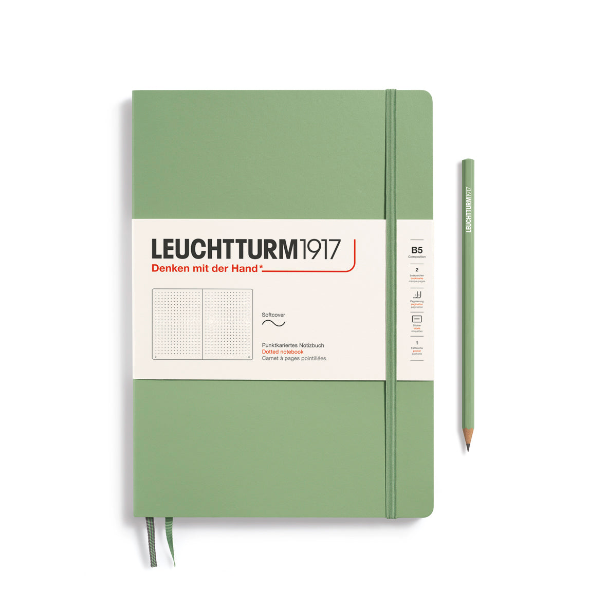 Notebook Composition (B5), Softcover, 123 numbered pages