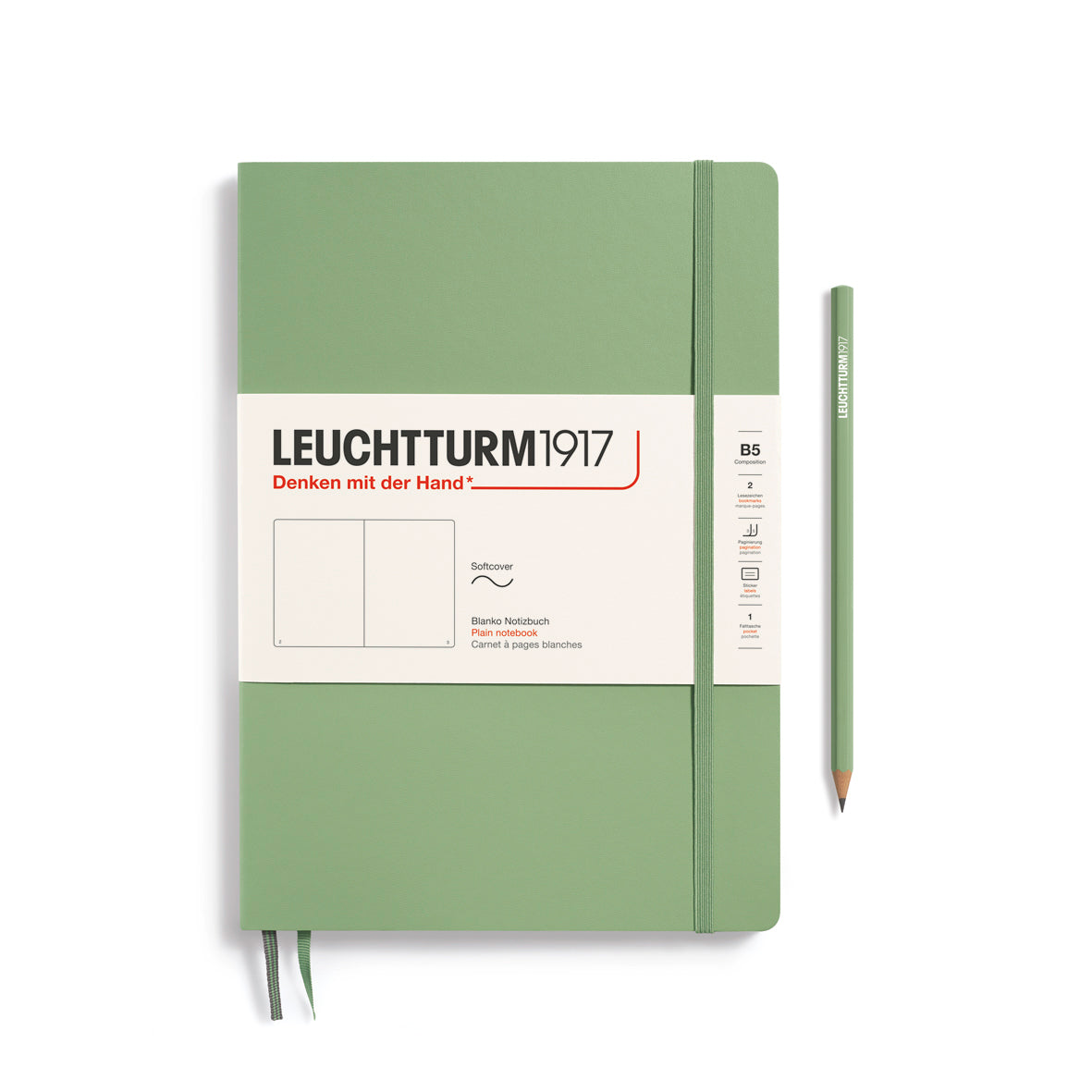 Notebook Composition (B5), Softcover, 123 numbered pages