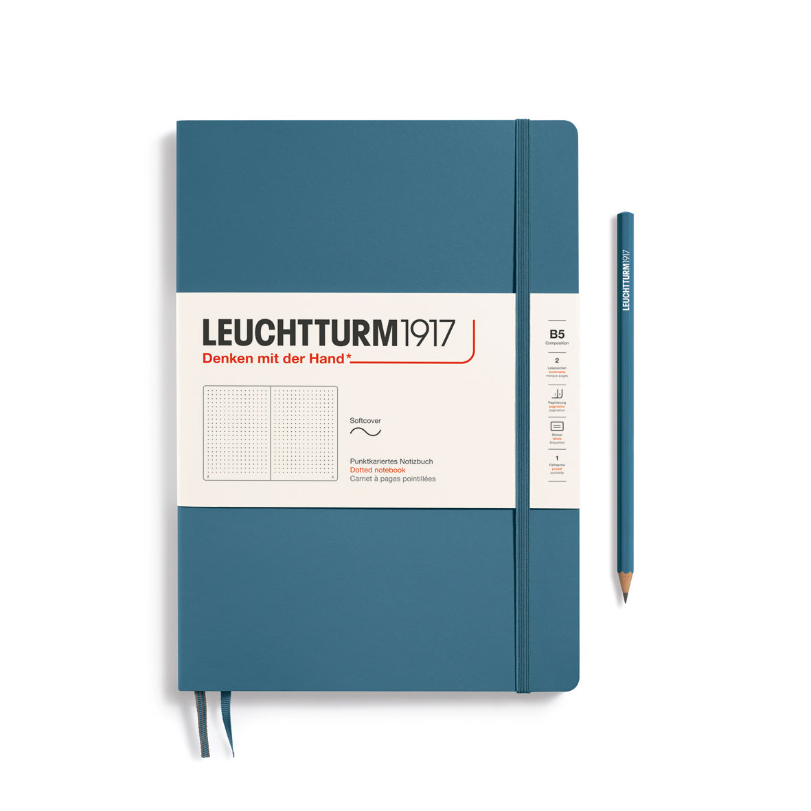 Notebook Composition (B5), Softcover, 123 numbered pages