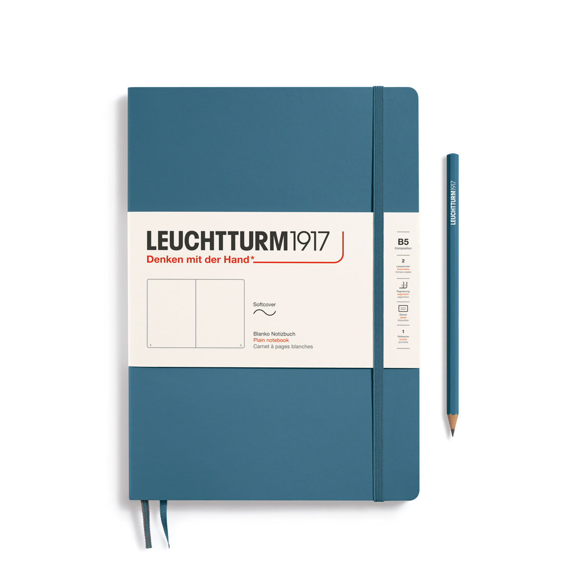 Notebook Composition (B5), Softcover, 123 numbered pages
