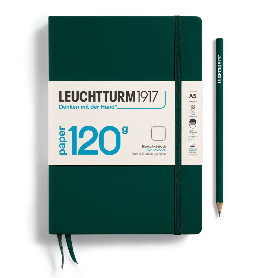 Notebook Medium (A5), EDITION 120, Hardcover, 203 numbered pages