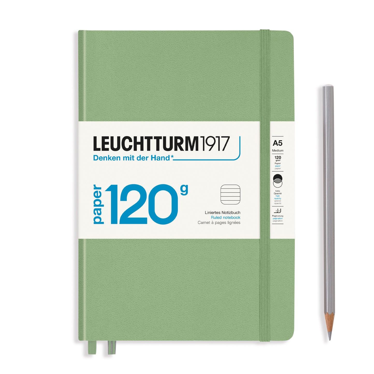 Notebook Medium (A5), EDITION 120, Hardcover, 203 numbered pages