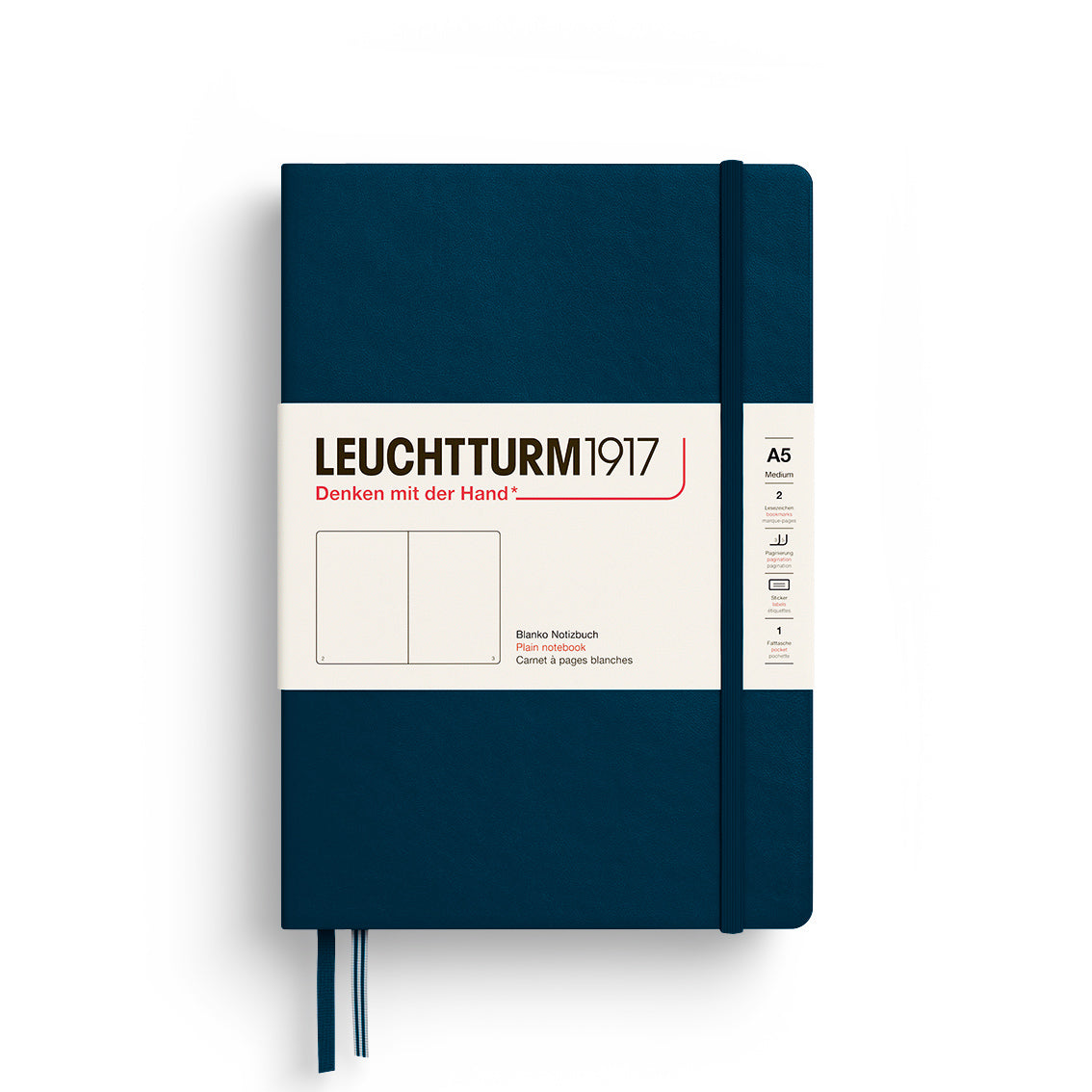 Notebook Medium (A5), Hardcover, 251 numbered pages