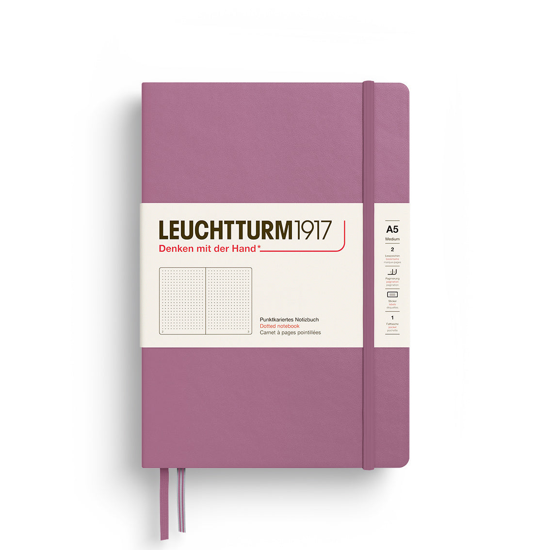 Notebook Medium (A5), Hardcover, 251 numbered pages