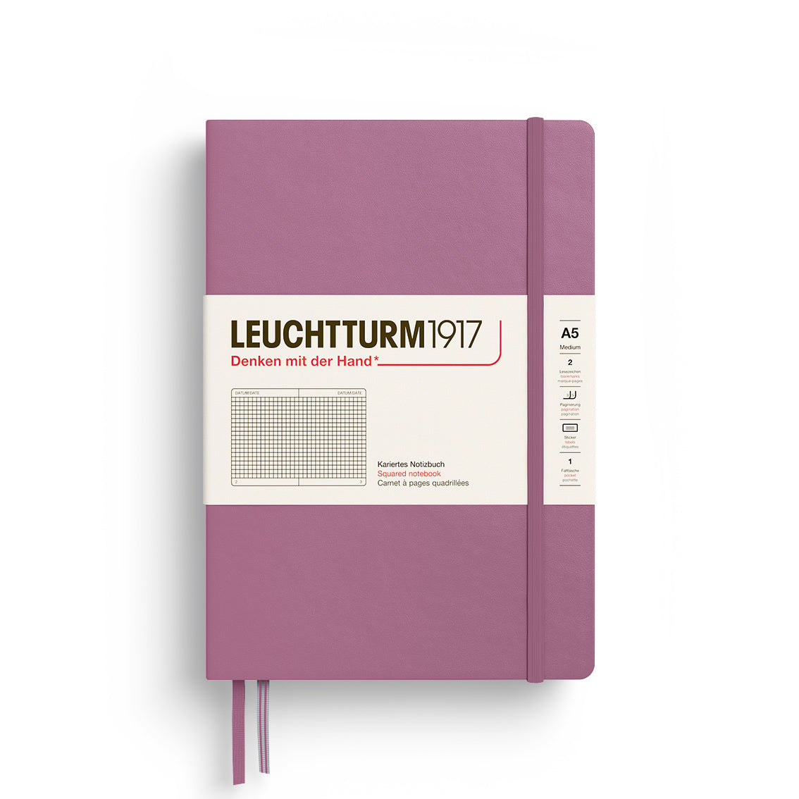 Notebook Medium (A5), Hardcover, 251 numbered pages