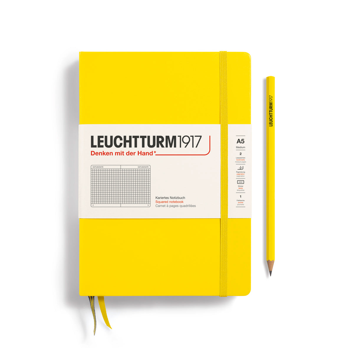 Notebook Medium (A5), Hardcover, 251 numbered pages