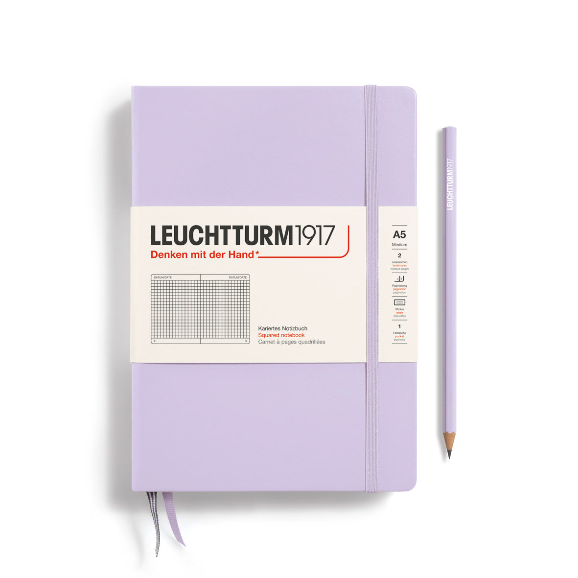 Notebook Medium (A5), Hardcover, 251 numbered pages