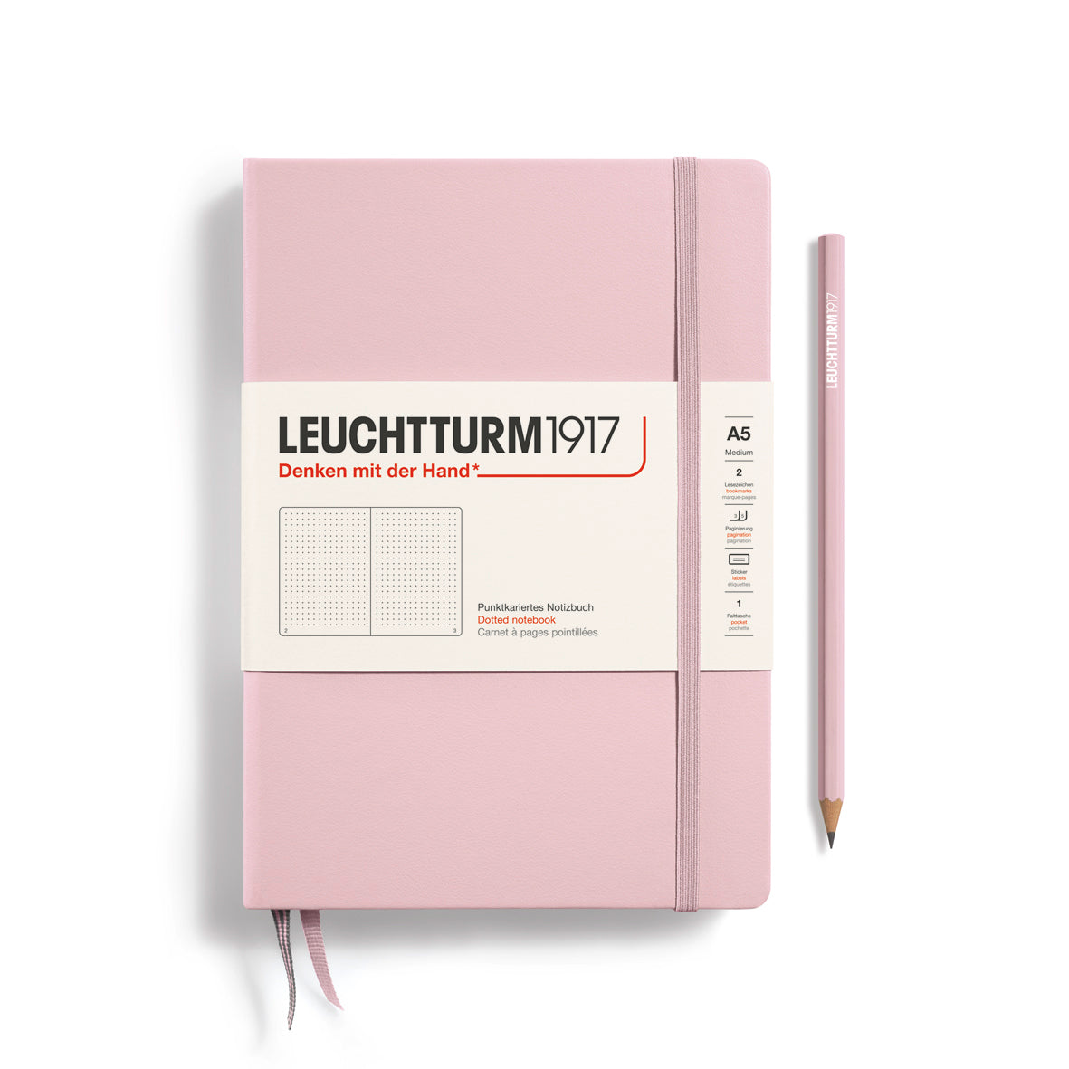 Notebook Medium (A5), Hardcover, 251 numbered pages