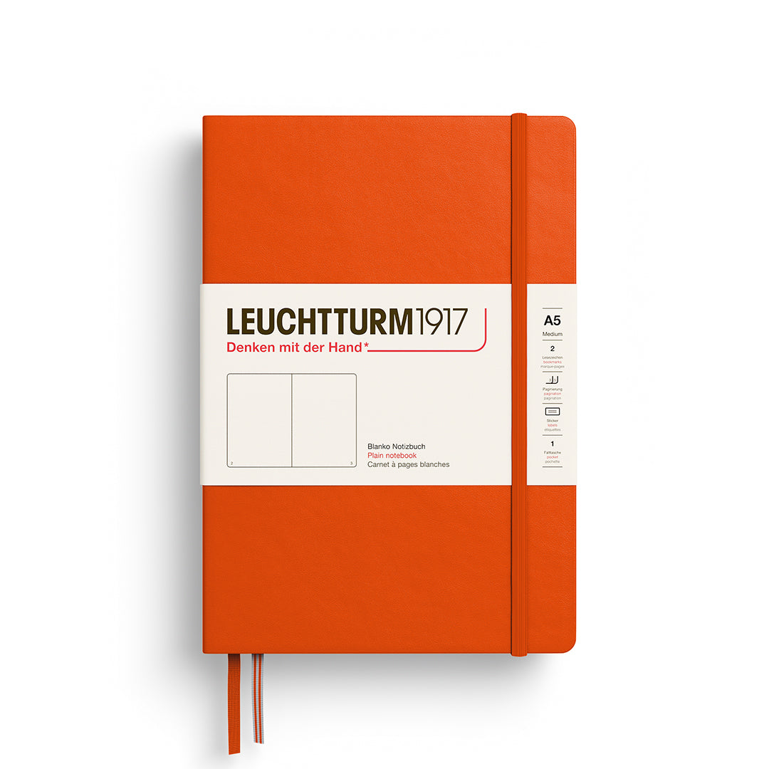 Notebook Medium (A5), Hardcover, 251 numbered pages