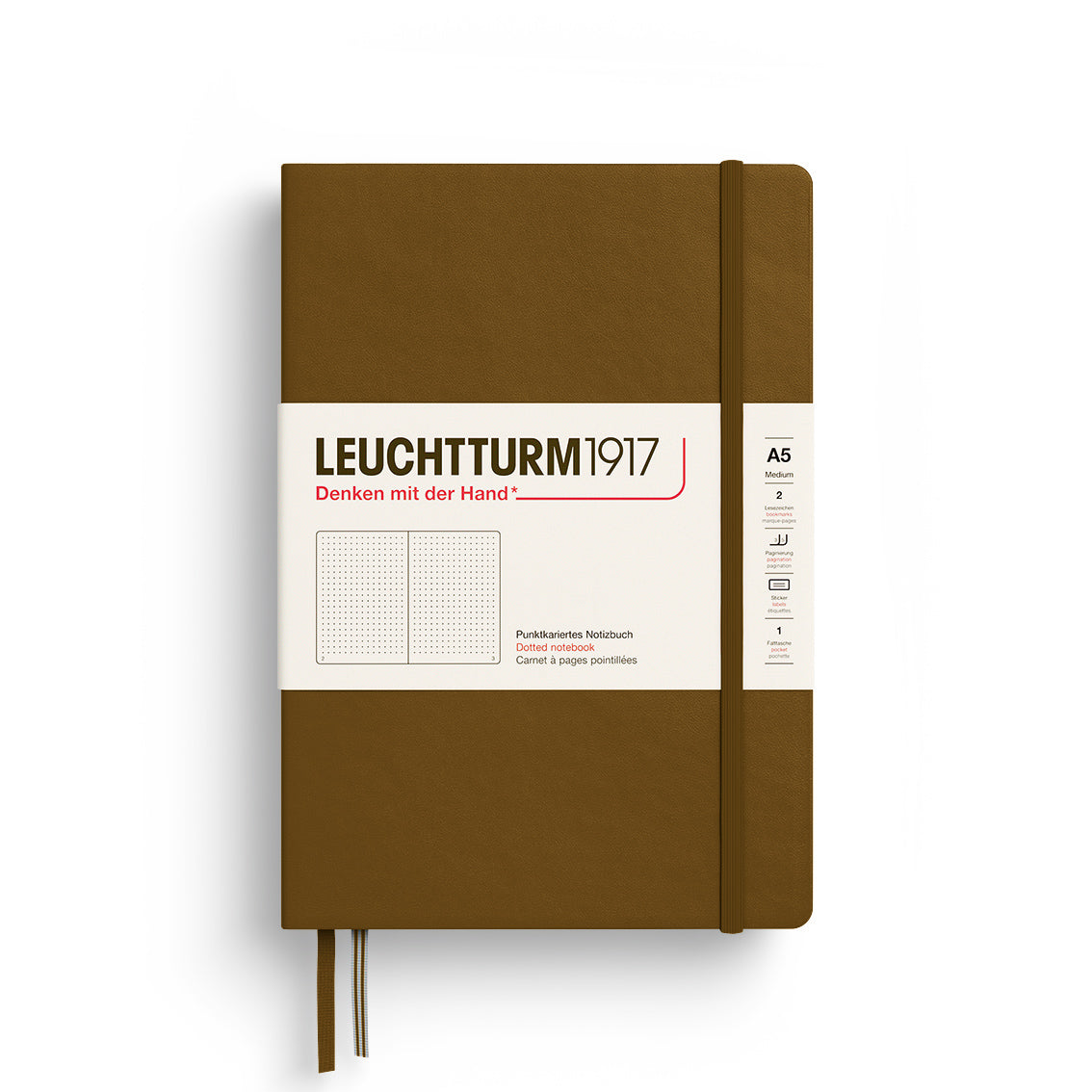 Notebook Medium (A5), Hardcover, 251 numbered pages