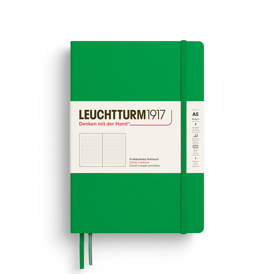 Notebook Medium (A5), Hardcover, 251 numbered pages