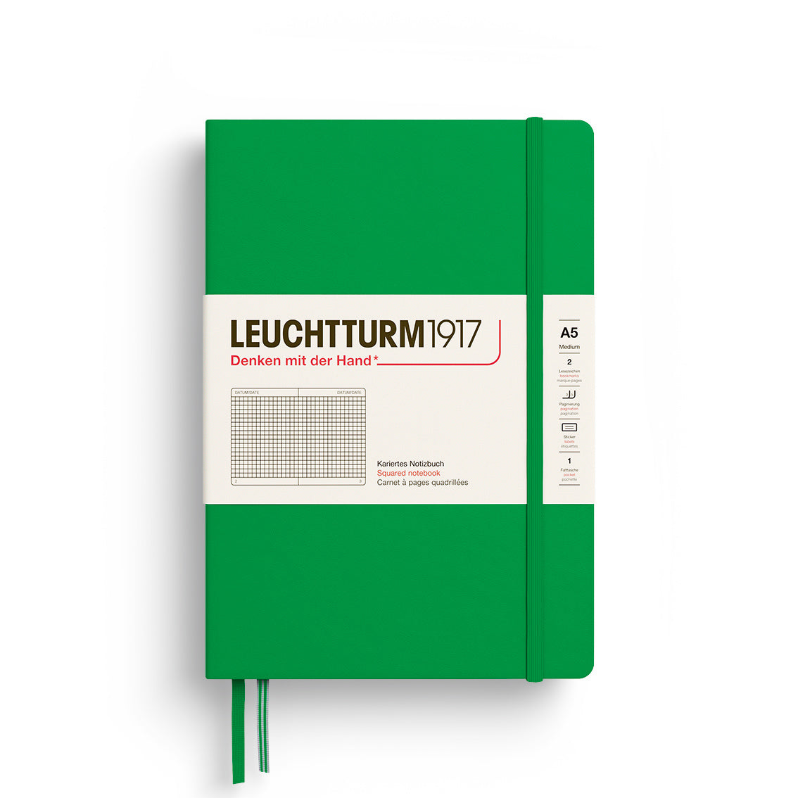 Notebook Medium (A5), Hardcover, 251 numbered pages
