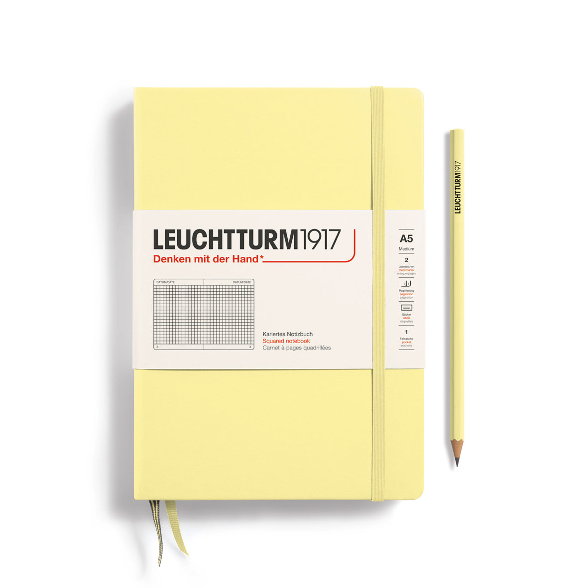 Notebook Medium (A5), Hardcover, 251 numbered pages