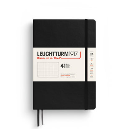 Notebook Medium (A5), Hardcover, 411 numbered pages