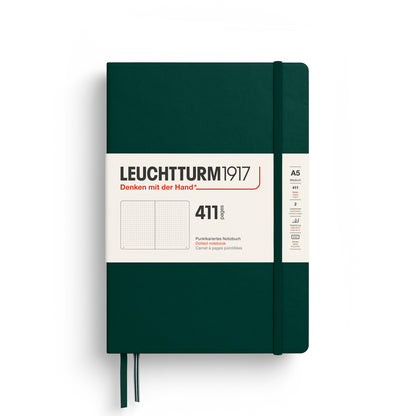 Notebook Medium (A5), Hardcover, 411 numbered pages