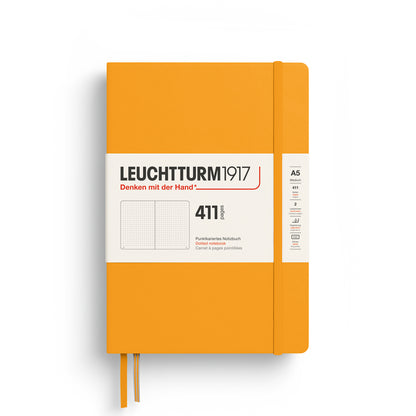 Notebook Medium (A5), Hardcover, 411 numbered pages