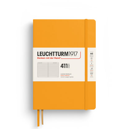 Notebook Medium (A5), Hardcover, 411 numbered pages