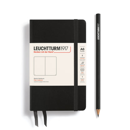 Notebook Pocket (A6), Hardcover, 187 numbered pages