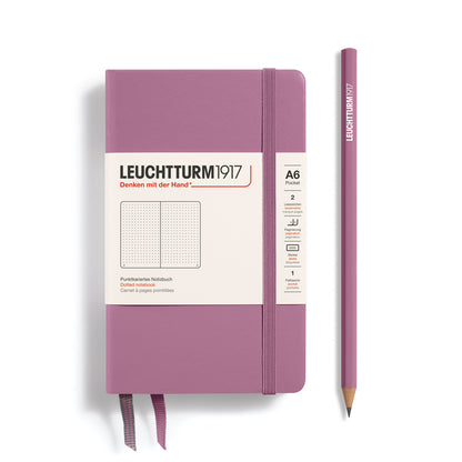Notebook Pocket (A6), Hardcover, 187 numbered pages