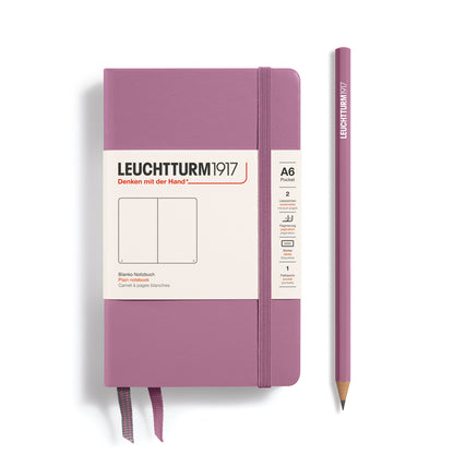 Notebook Pocket (A6), Hardcover, 187 numbered pages