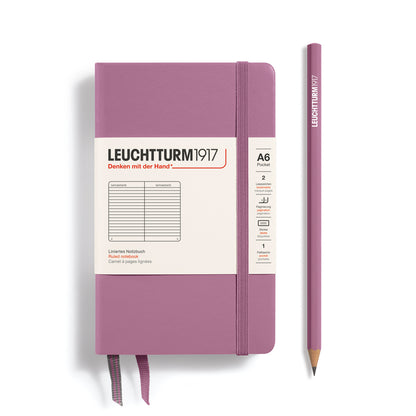 Notebook Pocket (A6), Hardcover, 187 numbered pages