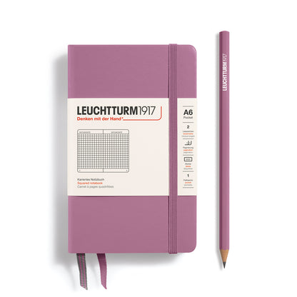Notebook Pocket (A6), Hardcover, 187 numbered pages