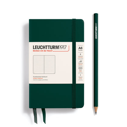 Notebook Pocket (A6), Hardcover, 187 numbered pages