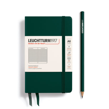 Notebook Pocket (A6), Hardcover, 187 numbered pages