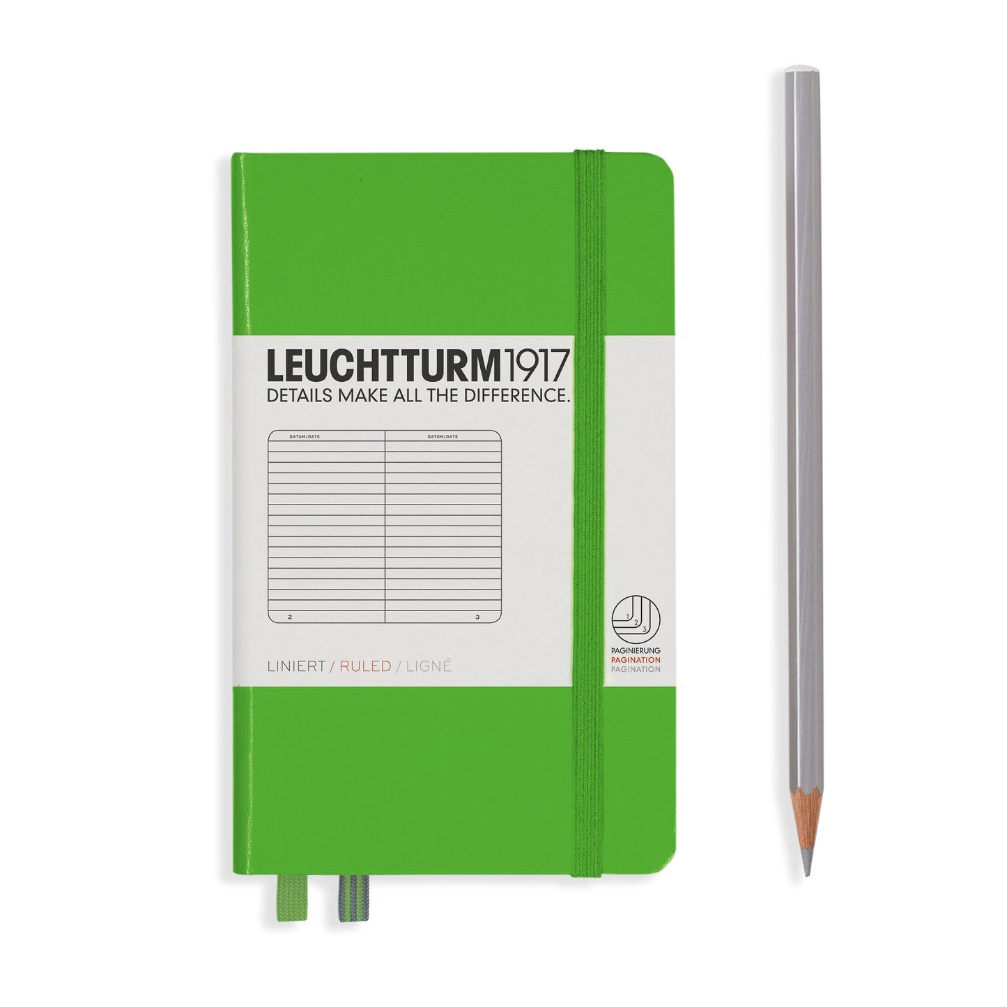 Notebook Pocket (A6), Hardcover, 187 numbered pages