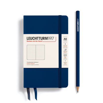 Notebook Pocket (A6), Hardcover, 187 numbered pages